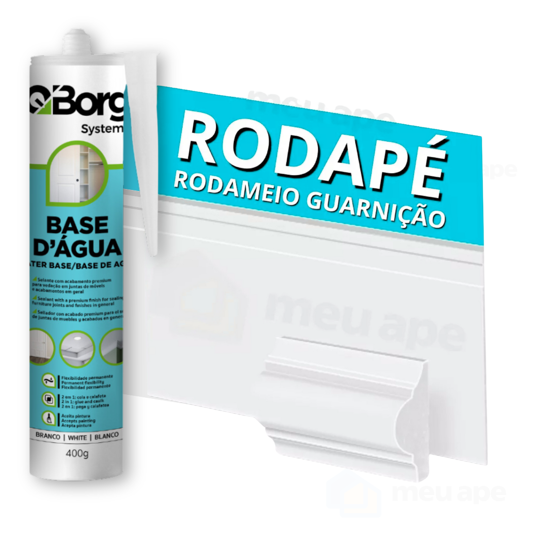 Pu 40 Tubo Selante a Base D'agua Uso Profissional Extra Forte Qborg 400g