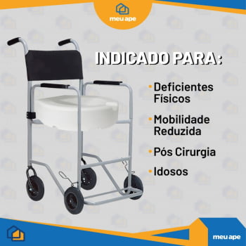 Assento Sanitário Elevado Oval P/ Idosos Deficiência Pós Cirurgia 13cm