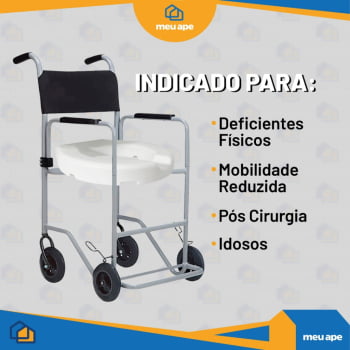 Assento Sanitário Elevado Oval P/ Idosos Deficiência Pós Cirurgia 7,5cm