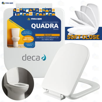 Assento Sanitário Tampa Vaso Soft Close Quadra Deca Piano Polo Unic Gap Roca Lorenlike Lorenzetti
