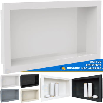 Nicho Para Banheiro e Cozinha Embutir 30X60 Alto brilho Resistente Enhenharia