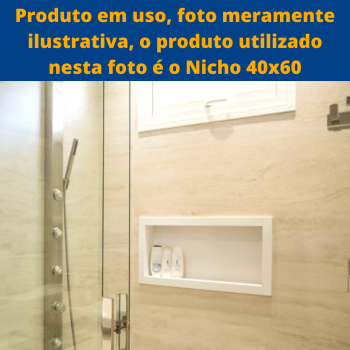Nicho Para Banheiro e Cozinha Embutir 30X40 Original Metasul
