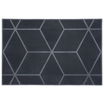Tapete Capacho de Porta Borracha DOTS Estampado 60x40cm