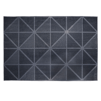 Tapete Capacho de Porta Borracha DOTS Estampado 60x40cm