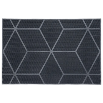 Tapete Capacho de Porta Borracha DOTS Estampado 60x40cm