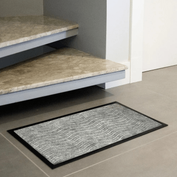 Tapete Capacho de Porta Fenice Estampado 70x40cm