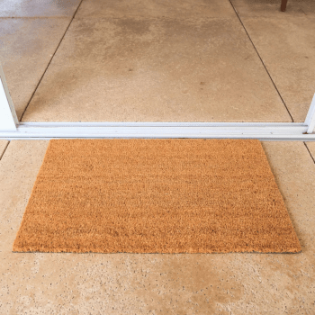 Tapete Capacho de Porta Fibra de Coco Estampado 75x45cm