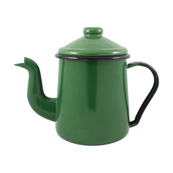 Cafeteira Bule Esmaltado Agata Indução 1100ML Com Bico Original Ewel