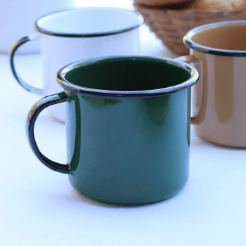 Caneca Esmaltada Unitária Agata 160ml Indução N6 Café Original Ewel