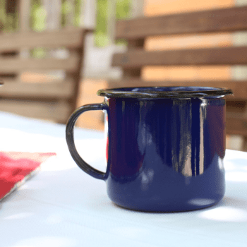 Caneca Esmaltada Unitária  Agata 370ml Indução N8 Café Original Ewel