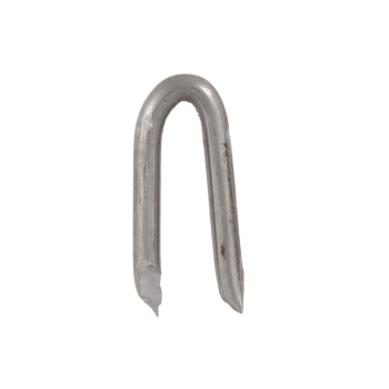 1KG Grampo Para Cerca Arame Farpado Liso Aroeira 1x9 Aço Polido Benorte
