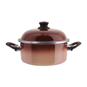 Panela De Indução Caçarola Agata Esmaltada N22 2,7L Original Ewel