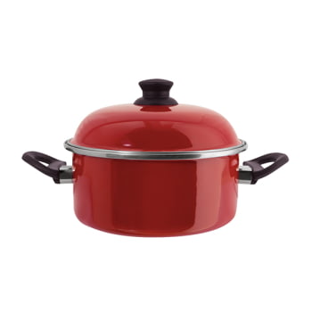 Panela De Indução Caçarola Agata Esmaltada N22 2,7L Original Ewel