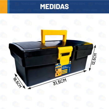 Caixa de Ferramentas Maleta 12,5" Pequena Standard