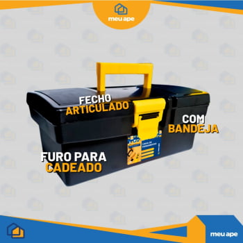 Caixa de Ferramentas Maleta 12,5" Pequena Standard
