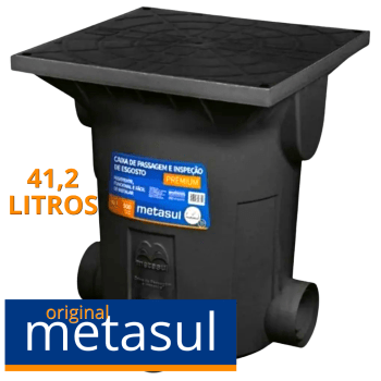 Caixa de Passagem e Inspeção de Esgoto Grande 41,2L