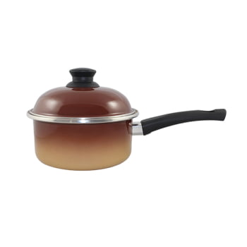 Panela De Indução Agata Esmaltada N18 1,3L Com Cabo Original Ewel