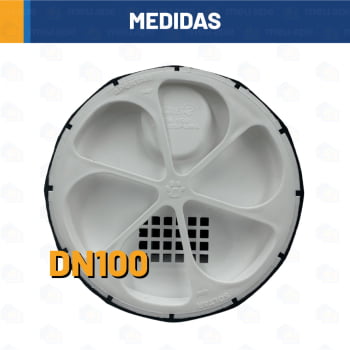 Ralo Antiespuma Inseto Mau Odor Caixa Sinfonada Tigre DN100