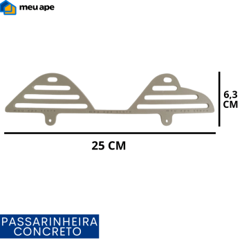 Tela Passarinheira Para Telha de Concreto 50un Anti Passaros e Roedores Ventilada