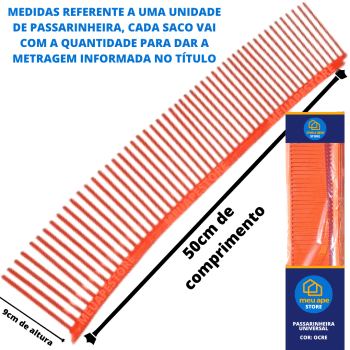 Tela Passarinheira Universal Ocre Caixa 12,5 Metros Atacado Promo