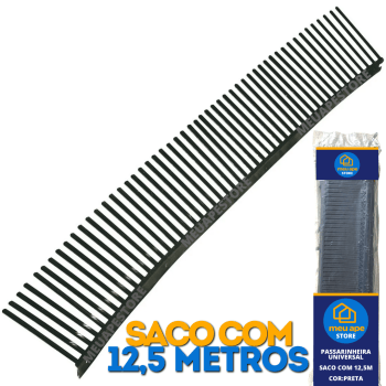 Tela Passarinheira Universal Preta Caixa 12 ,5 Metros Atacado Promo
