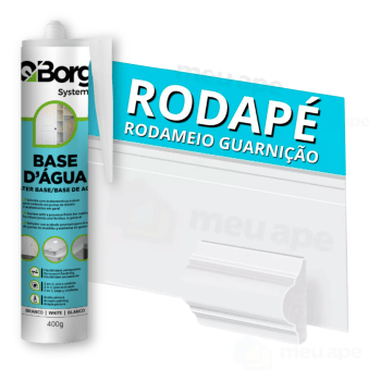 Pu 40 Tubo Selante a Base D'agua Uso Profissional Extra Forte Qborg 400g