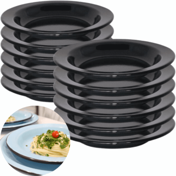 Conjunto Pratos Esmaltados Em Aço 300ml Original Ewel 12 Peças 