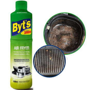 Detergente Limpador Desengordurante Inox Alumínio Air Fryer Grelha Fogão Forno Semorin 500ml