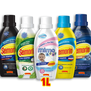 1 Litro Lava Roupas Sabão Líquido Coco Bebês Jeans Pretas Escuras Todos Tecidos Mantém Cores Semorin