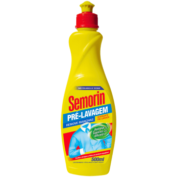 Tira Manchas Detergente Pré-Lavagem Removedor de Manchas Semorin 1 Litro