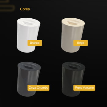 Lixeira Para Escritorio Quarto Com Tampa Suporte Sacola Invisível 10L