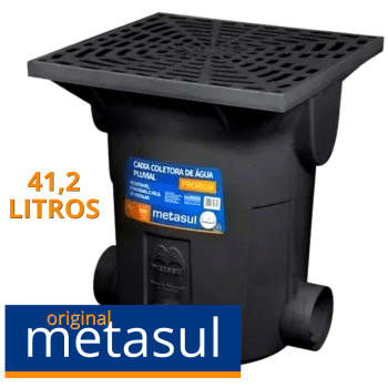 Caixa Coletora de Água Pluvial Grande 41.2L 100\75\50 Promo