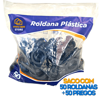 Isolador Roldana 50un Com Prego P/ Cerca Elétrica e Suporte Para Fios 30x30